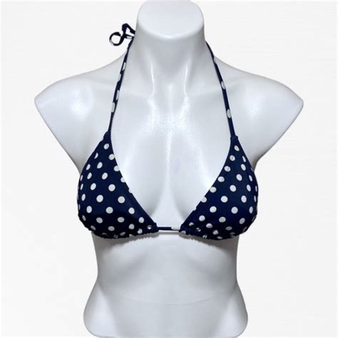 J Crew Swim J Crew Polka Dot Padded Bikini Swimsuit Top Poshmark