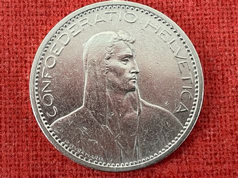 5 Franken 1923 Silber Alphirte TOP Kaufen Auf Ricardo