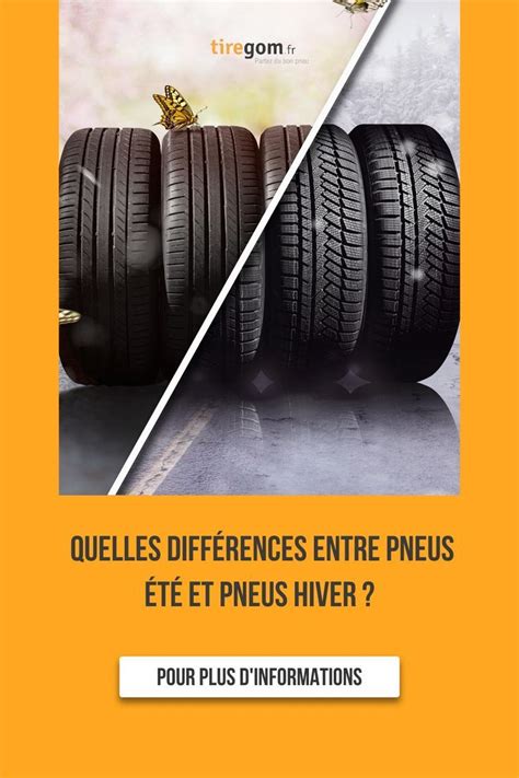 Quelles différences entre pneus été et pneus hiver Tout ce quil faut