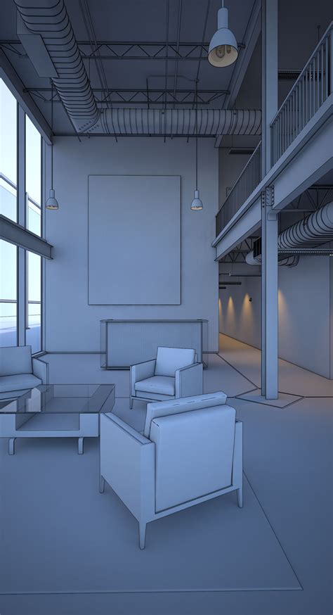 Revit Architecture Interior Rendering