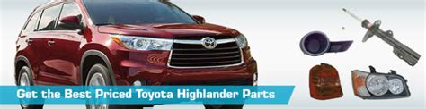 Toyota Highlander Parts And Accessories Oem And Aftermarket Parts