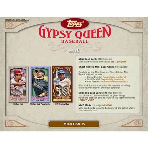 Mlb Topps Gypsy Queen Baseball Box