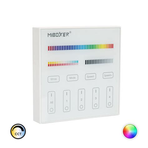 MiBoxer B4 RF Controller For RGB CCT 4 Zone LED Controller Ledkia