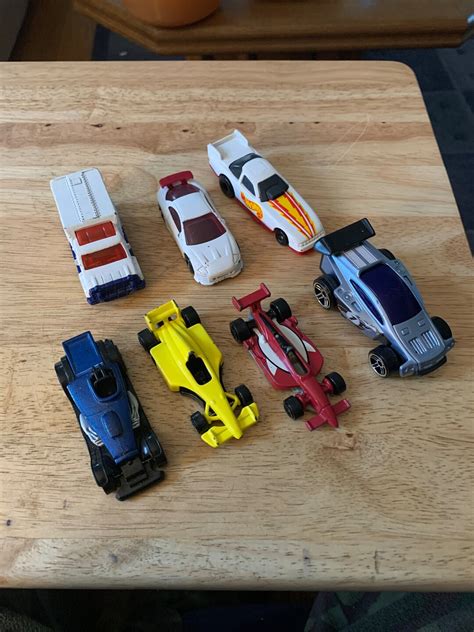 Mcdonalds Happy Meal Toys Hot Wheel Vehicles Set Of Seven Etsy