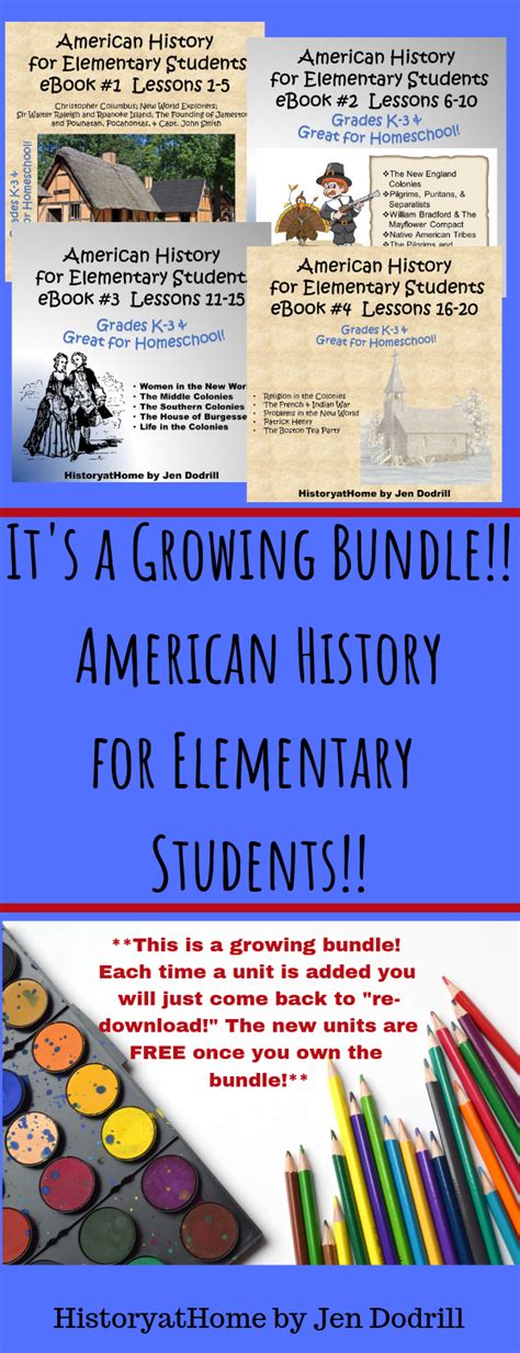 American History 1 Year Curriculum 34 Lessons Plus Activity Books