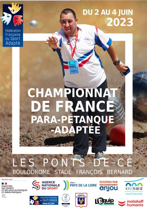 Championnat de France para pétanque adaptée 2023 Sport Adapté