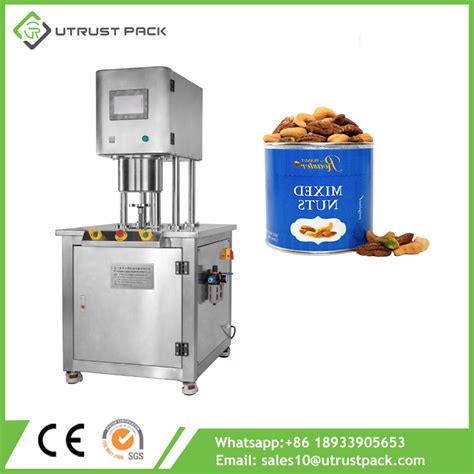 Semi Automatic Canned Snacks Small Food Vacuum Nitrogen Flushing Can