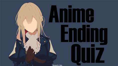 Anime Ending Quiz 30 Endings Very Easy OTAKU YouTube