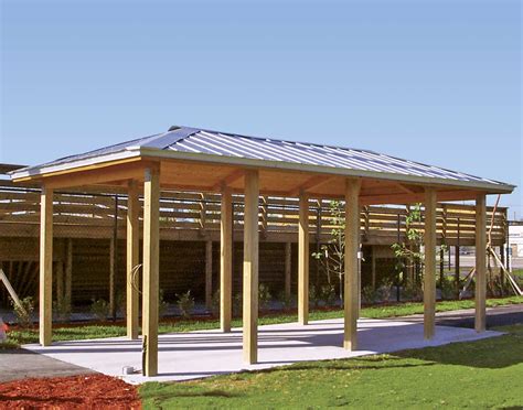 Wood Single Roof Summerset Rectangle Pavilions Pavilions By Shape