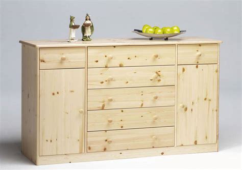 Mario Sideboard Kommode Kiefer Massiv T Ren Schubladen