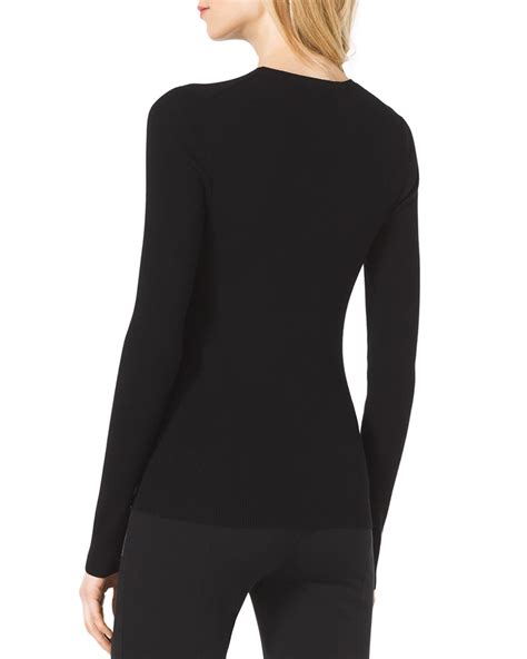 Michael Kors Slim Cashmere Crewneck Sweater