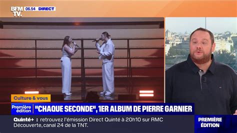 Chaque seconde Pierre Garnier sort son premier album très attendu