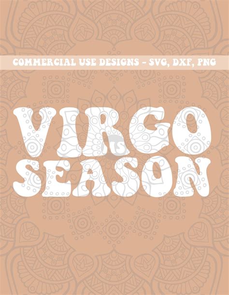 Virgo Season Svg Virgo Svg Virgo Vibes Svg Virgo Mug Svg Zodiac Svg