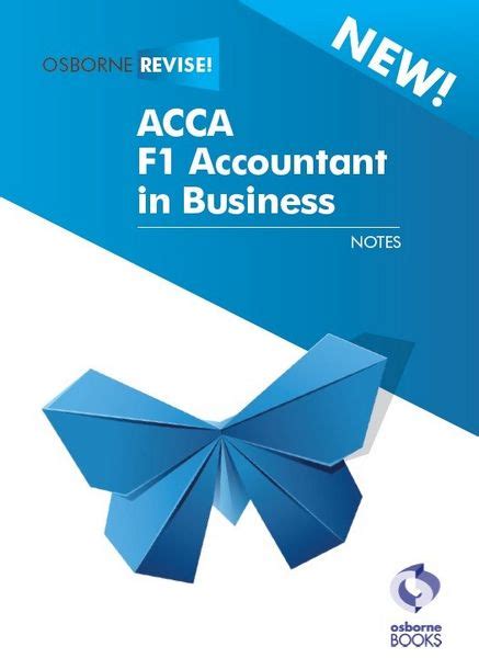 ACCA F1 Accountant In Business AB PMS Kaplan BookStore