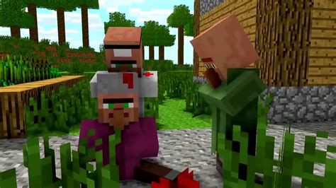 Craftronix Zombie Vs Villager Life Craftronix Minecraft Animation