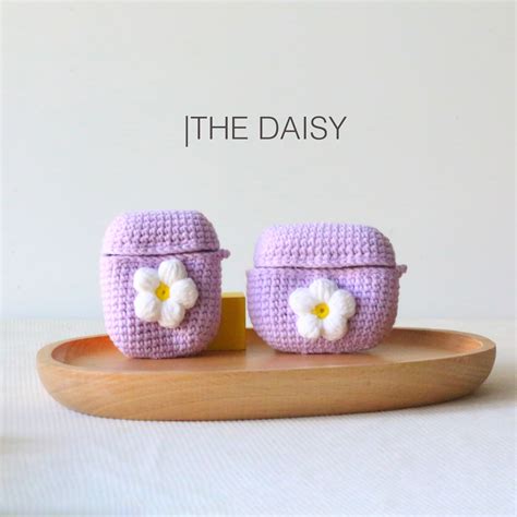 Daisy Airpods Case Daisy Flower Airpods Pro Case Knitted Etsy