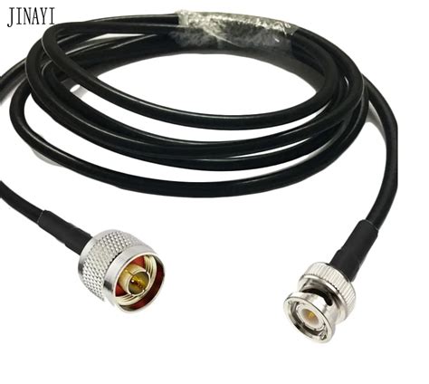 N Male To BNC Male Connector Coaxial Cable RG58 50 3 1m 3m 10m 5m In