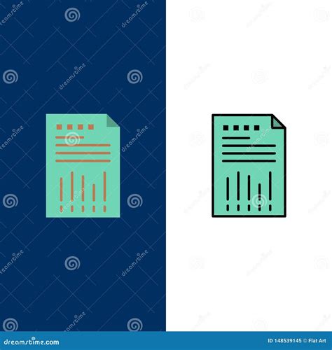 Spreadsheet Business Data Financial Graph Paper Report Icons