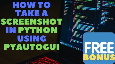 Python How To Take A Screenshot Or Part Of Screen In Python Using Pyautogui Youtube