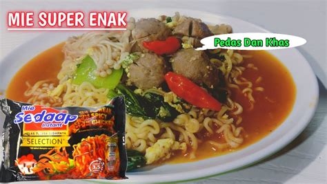 Resep Mie Sedap Instan Jamur Enokianeka Resep Masakan Mie Sedap Kuah