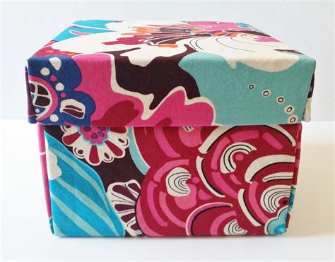 Diy Fabric Box With Lid Tutorial