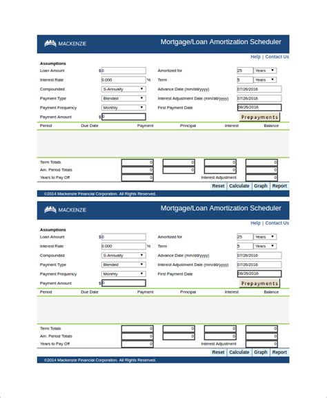 Free 8 Sample Loan Amortization Calculator Templates In Excel Pdf 56160 Hot Sex Picture