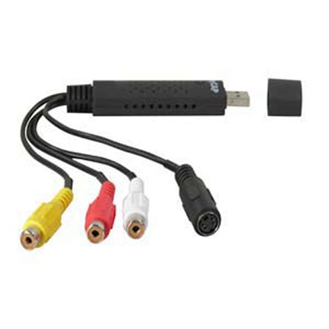 Adapter Usb To Composite Video Plus Rca Audio Red White Yellow