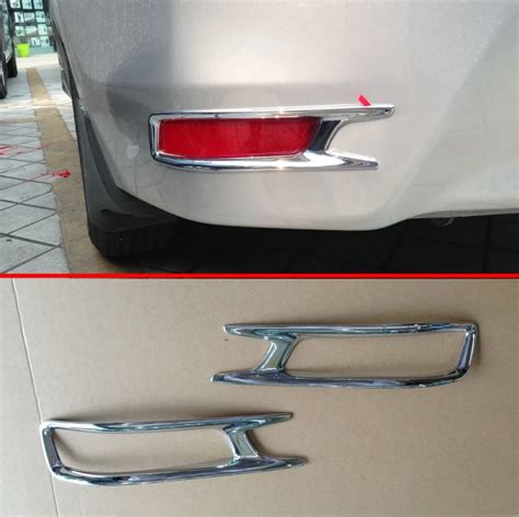 For Toyota Corolla Abs Chrome Rear Fog Light Lamp Cover