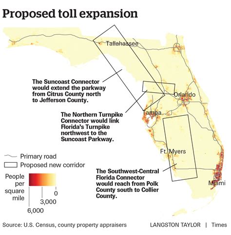 Florida New Toll Roads Map