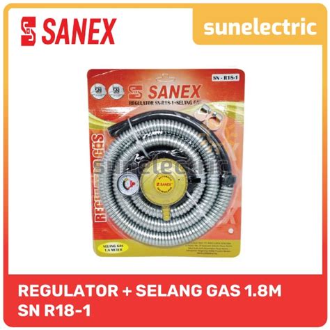 Jual Sanex Selang Gas Lpg M Regulator Meter Sn R Silver