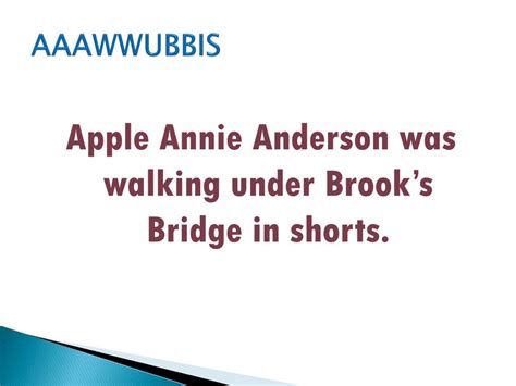 PPT - AAAWWUBBIS PowerPoint Presentation, free download - ID:2287584