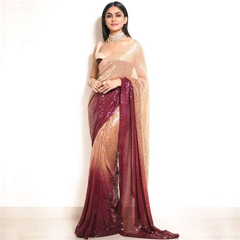 VOTE Mrunal Vs Mouni Who Wore This Sari Better Rediff Get Ahead