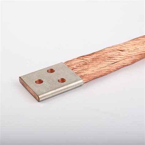 High Quality Flat Tinned Flexible Copper Braids Busbar China Braided