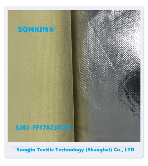 Fire Retardant And Heat Resistant Coated Para Aramid Aluminized Flame