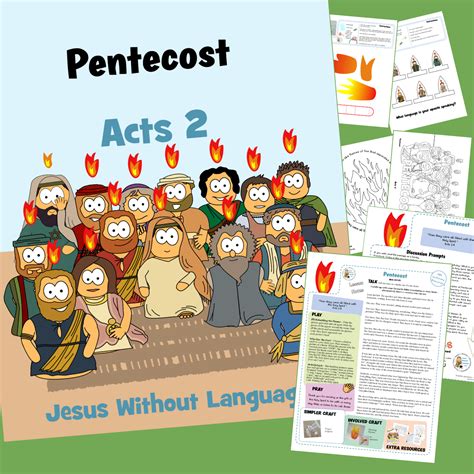 Pentecost Kidmin Lesson & Bible Crafts - Acts 2 | Made By Teachers