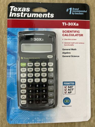 Texas Instruments Ti Xa Scientific Calculator Ebay