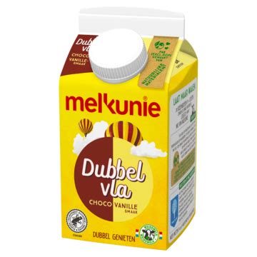 Melkunie Dubbel Vla Choco Vanille Smaak 0 5L Bestellen Zuivel