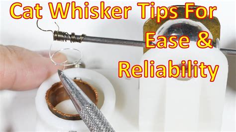 Crystal Radio Tips For Using A Cat Whisker 4K YouTube