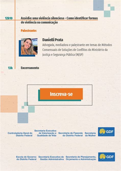 Iii Semin Rio De Combate E Preven O Ao Ass Dio No Setor P Blico Cbmdf