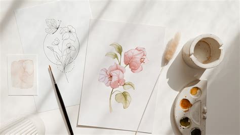 Watercolor Floral Drawings Courses