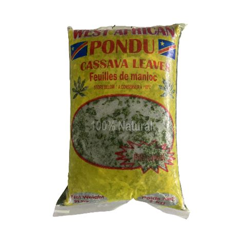 West African Pondu Cassava Leaves Cameroon 1kg Mama Africa Fashion Usa