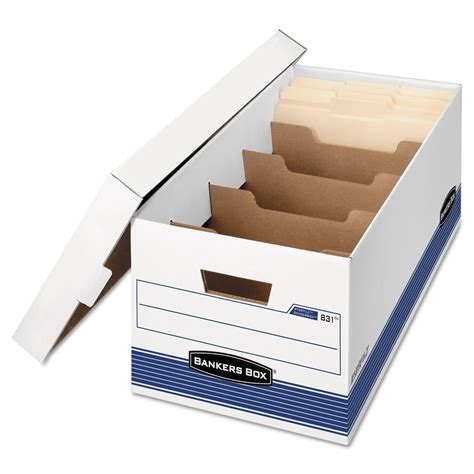 Bankers Box Storfile Medium Duty Storage Boxes With Dividers Letter