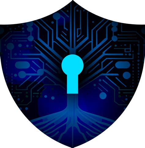 Modern Technology Shield Cybersecurity Crop-out 25278596 PNG