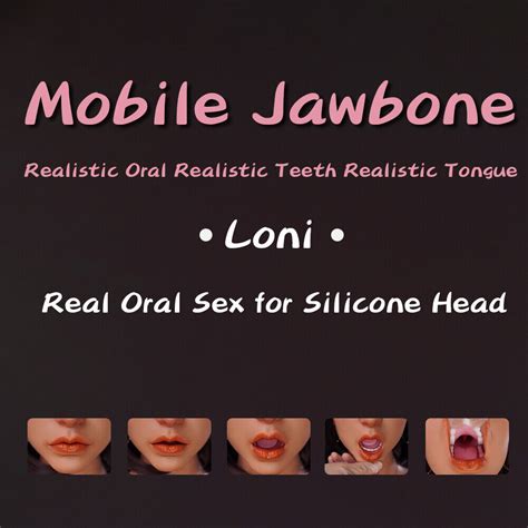 Silicone Sex Doll Head Realistic Implanted Hair Oral Sex Mobile Jawbone