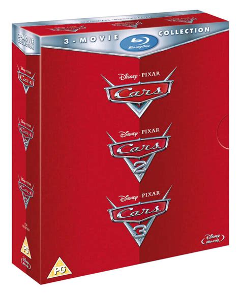 Cars 1 3 Movie Collection Blu Ray Box Set Complete Trilogy Disney