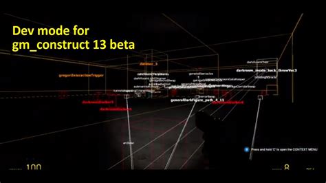 GM Construct 13 Beta Developer Mode Garry S Mod YouTube