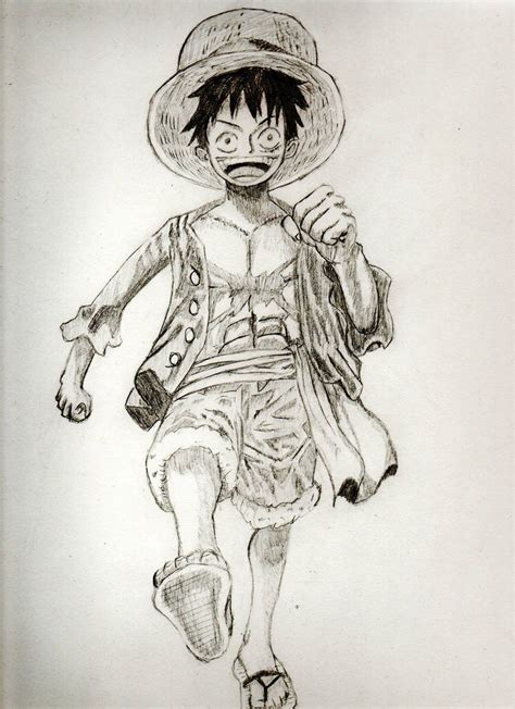 Monkey D Luffy Pencil Art by Cronoid on DeviantArt