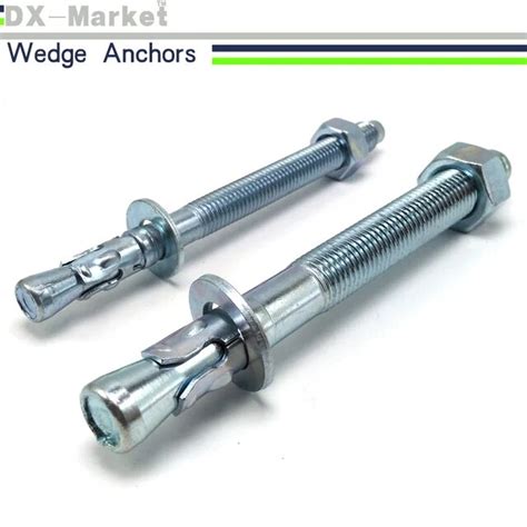 M12 120 4pcs Elevator Bolt Zinc Plated Expansion Bolt Wedge