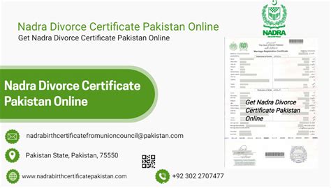 Nadra Divorce Certificate Pakistan Online