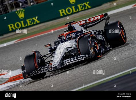 Bahrain Nyck De Vries Alphatauri In Action During The Grand Prix Of